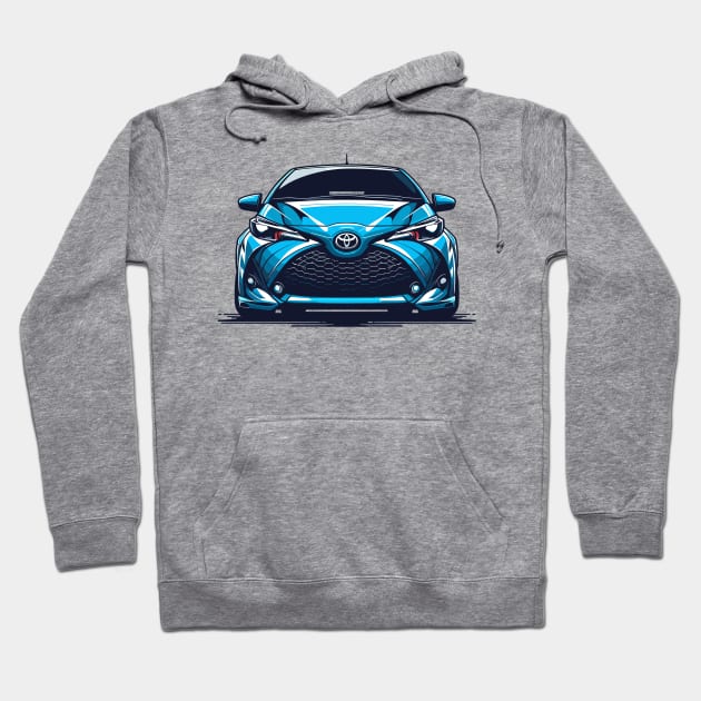 Toyota Yaris Hoodie by Vehicles-Art